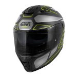 Kaciga GIVI Full Face 55.1 ZEPHIR mat crno titanium srebrno žuta