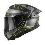 Kaciga GIVI Full Face 55.1 ZEPHIR mat crno titanium srebrno žuta - Image 2