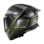 Kaciga GIVI Full Face 55.1 ZEPHIR mat crno titanium srebrno žuta - Image 3