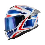 Kaciga GIVI Full Face 55.1 ZEPHIR belo crveno plava - Image 2
