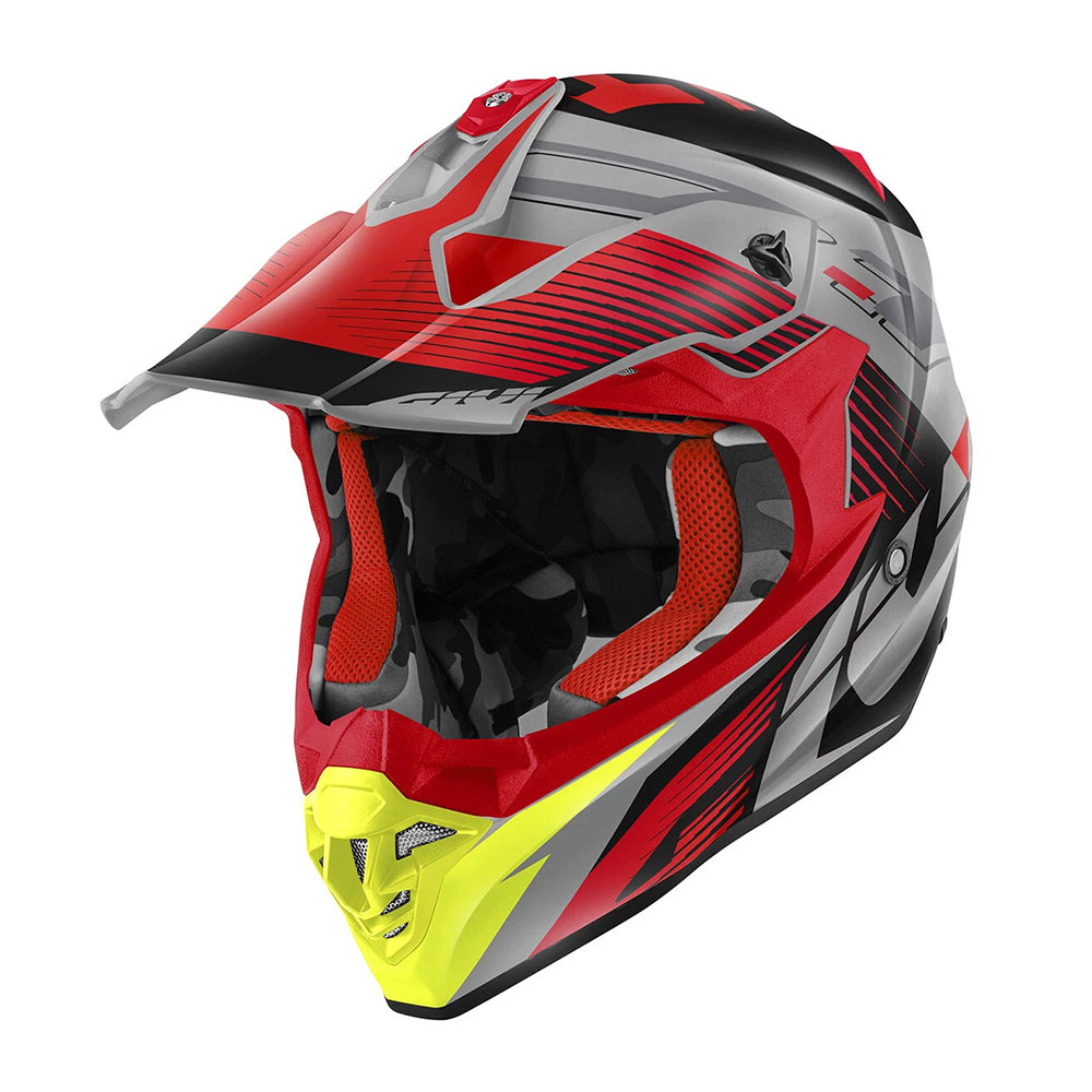 H601FFRRT_0 Kaciga GIVI Cross 60.1 FRESH titanium crveno crna M - Image 1