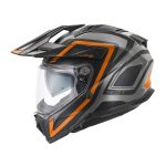 Kaciga GIVI Enduro 80.1 APEX mat titanium crno narandžasta XXL - Image 2