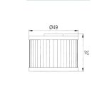 Filter ulja HF510 Hiflo - Image 2
