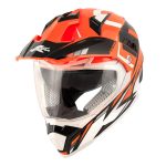 Kaciga Kappa Enduro KV30R GRAYER narandžasto crna XL