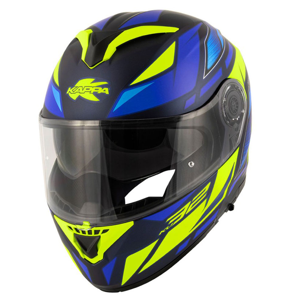 HKKV32FSGLY61_0 Kaciga Kappa KV32F Flip up plavo žuta XL - Image 1