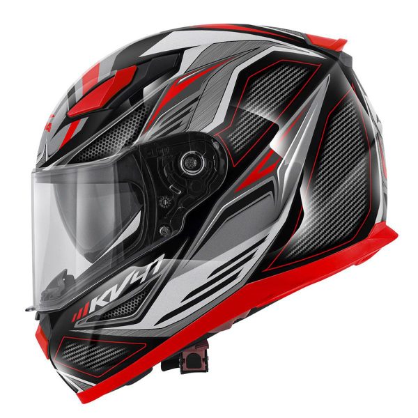 Kaciga Kappa Full Face KV41F FIGHTER crno crvena L
