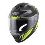 Kaciga Kappa Full Face KV51 ZENITH titanium mat crno žuta L
