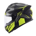 Kaciga Kappa Full Face KV51 ZENITH titanium mat crno žuta XXL - Image 2