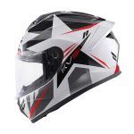 Kaciga Kappa Full Face KV51 ZENITH  belo crno crvena XL