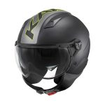 Kaciga jet Kappa KV57 STRIKER crno titanium žuta L