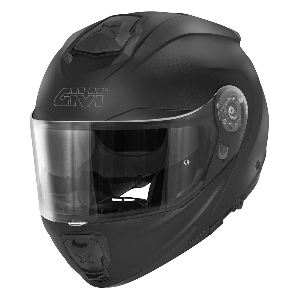 HX27BN90063_0 Kaciga GIVI Flip Up X27 mat crna sa naočarima XXL - Image 1
