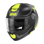 Kaciga GIVI Flip Up X27 DIMENSION mat crno titanium žuta XXL