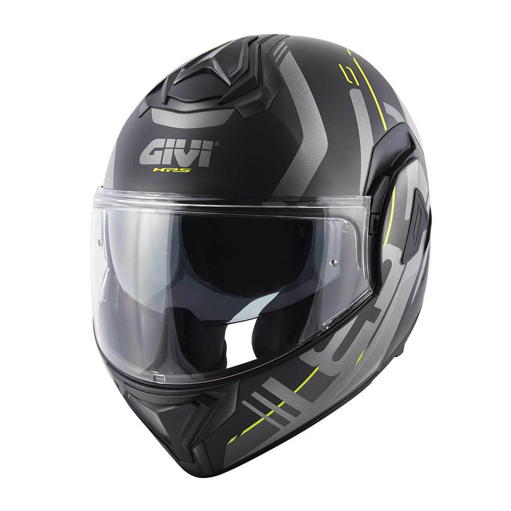 HX30FPUBY60_0 Kaciga GIVI Flip Up X30 PULSAR titanium žuta L - Image 1
