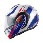 Kaciga GIVI Flip Up X30 PULSAR belo plavo crvena L - Image 2