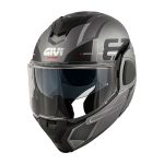 Kaciga GIVI Flip Up X36 VERTIGO titanium crna L