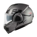 Kaciga GIVI Flip Up X36 VERTIGO titanium crna - Image 2