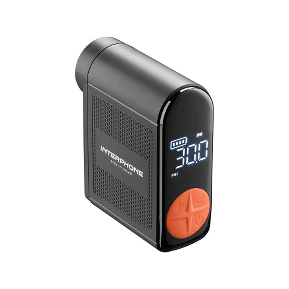 INTERPHOAIRPUMP3K_0 Baterijski mini kompresor za gume 3000maH INTERPHONE - Image 1