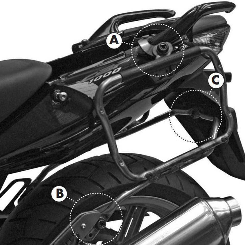KLX174_0 Nosač bočnih kofera Kappa Honda CBF 600 (04-12) KLX174 - Image 1