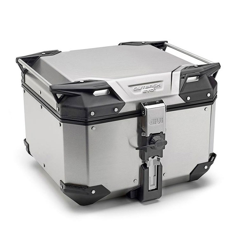 OBKE42A_0 Centralni kofer GIVI TREKKER OUTBACK EVO ALU niklovani Monokey 42L - Image 1