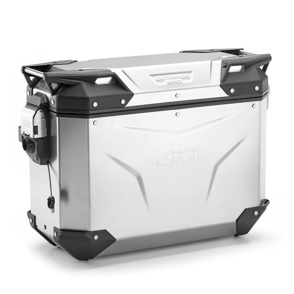 OBKEV37AR_0 Bočni kofer GIVI TREKKER OUTBACK MONOKEY® CAM SIDE EVO SMART 37 ALU niklovani desni 37L - Image 1