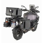 Bočni kofer GIVI TREKKER OUTBACK MONOKEY® CAM SIDE EVO SMART 44 BLACK LINE ALU crni levi 44L - Image 2