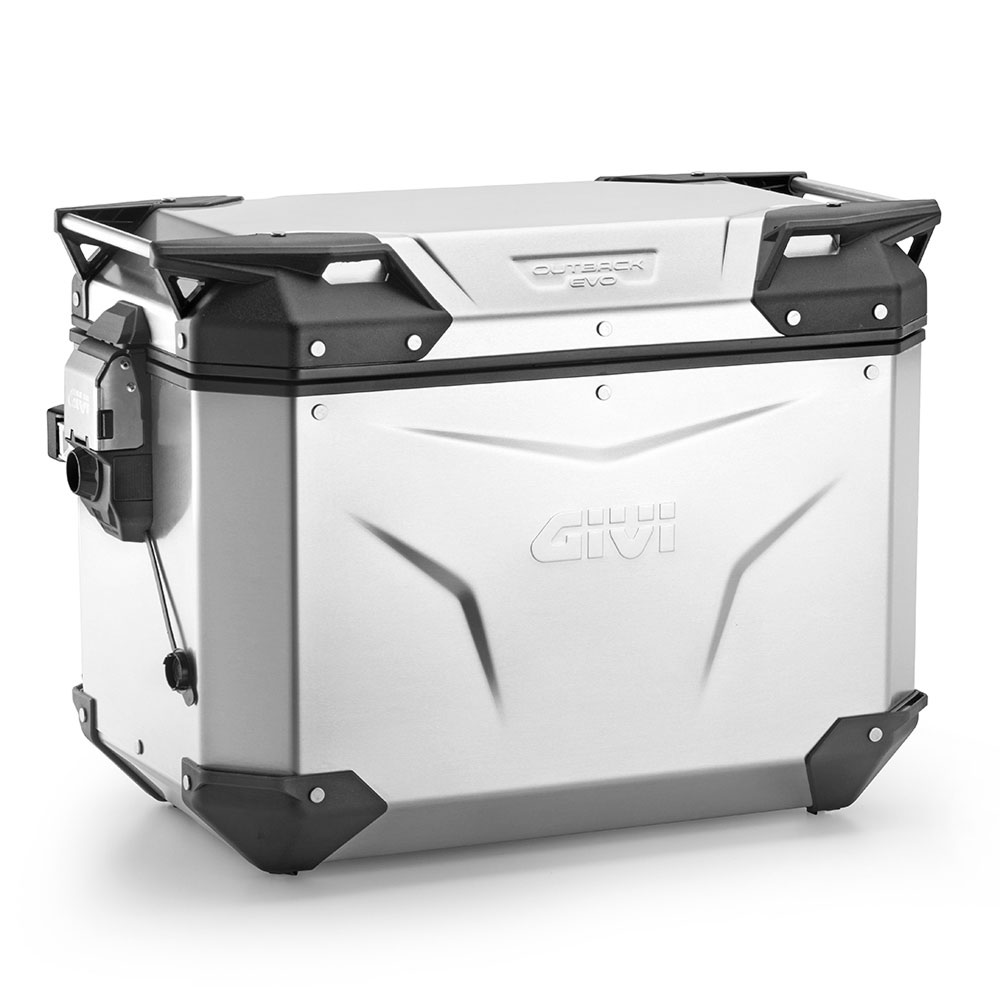 OBKEV48AR_0 Bočni kofer GIVI TREKKER OUTBACK MONOKEY® CAM SIDE EVO SMART 48 ALU niklovani desni 48L - Image 1