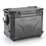 Bočni kofer GIVI TREKKER OUTBACK MONOKEY® CAM SIDE EVO SMART 48 BLACK LINE ALU crni levi 48L