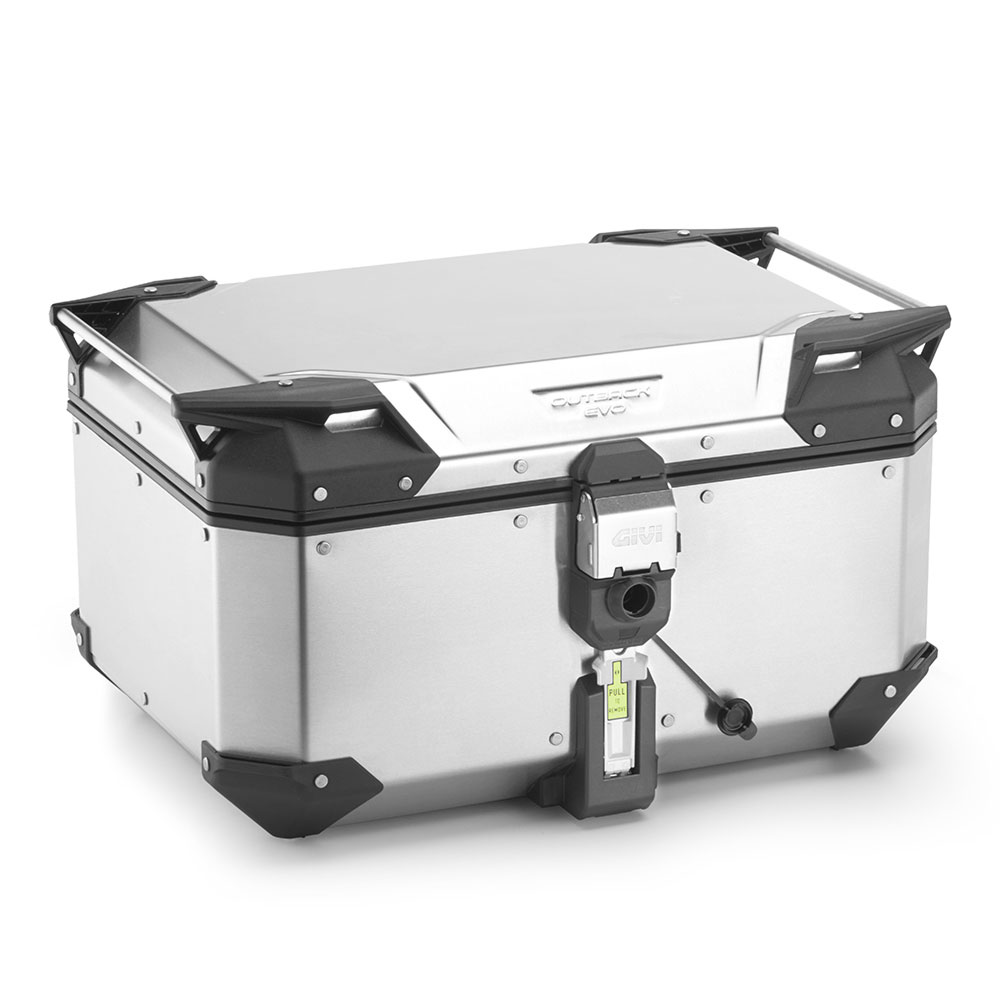 OBKEV58A_0 Centralni kofer GIVI TREKKER OUTBACK EVO SMART 58 ALU niklovani Monokey 58L - Image 1