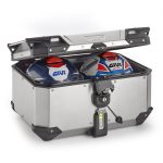 Centralni kofer GIVI TREKKER OUTBACK EVO SMART 58 ALU niklovani Monokey 58L - Image 3