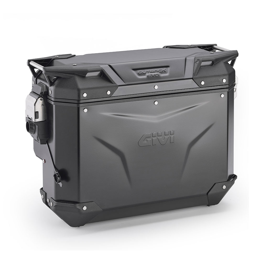 OBKEVS33BR_0 Bočni kofer GIVI TREKKER OUTBACK MONOKEY® CAM SIDE EVO SMART 33 BLACK LINE ALU crni desni 33L - Image 1