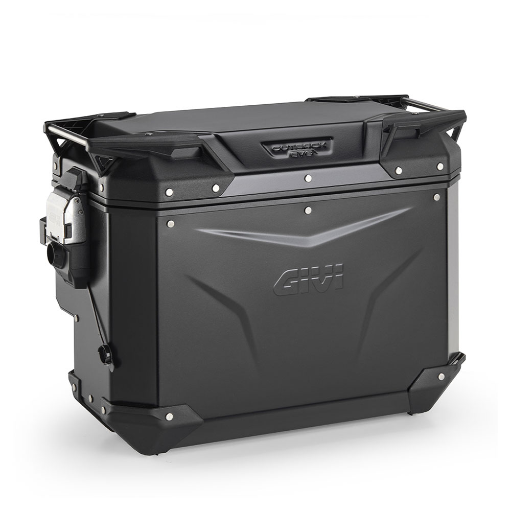 OBKEVS40BR_0 Bočni kofer GIVI TREKKER OUTBACK MONOKEY® CAM SIDE EVO SMART 40 BLACK LINE ALU crni desni 40L - Image 1