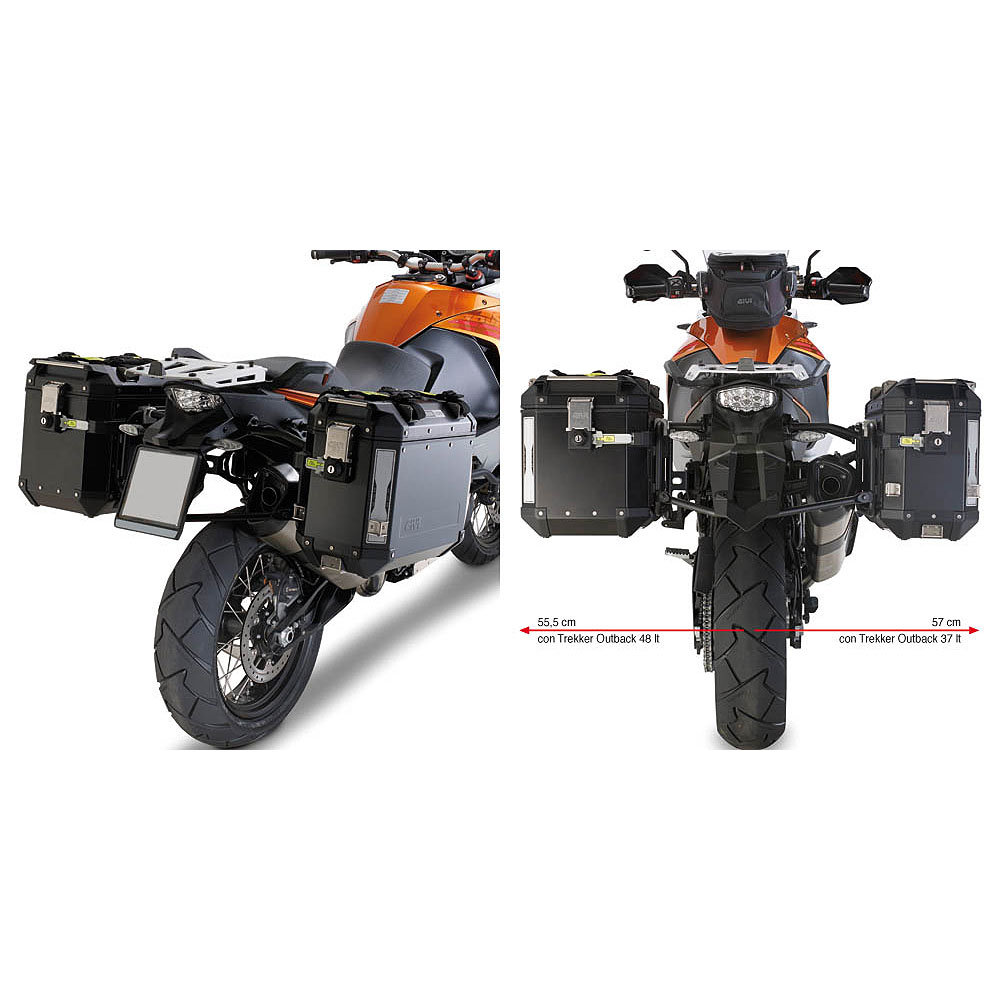 PL7705CAM_0 Nosač bočnih kofera GIVI KTM 1050/1090/1190/1290 PL7705CAM - Image 1
