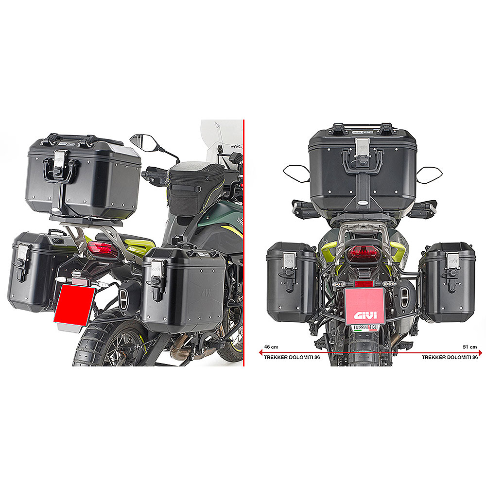 PL8717_0 Nosač bočnih kofera GIVI Benelli TRK 702 (23- ) PL8717 - Image 1