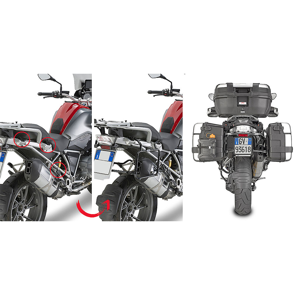 PLR5108_0 Nosač bočnih kofera GIVI BMW R 1200 / 1250 GS (13-23) PLR5108 - Image 1