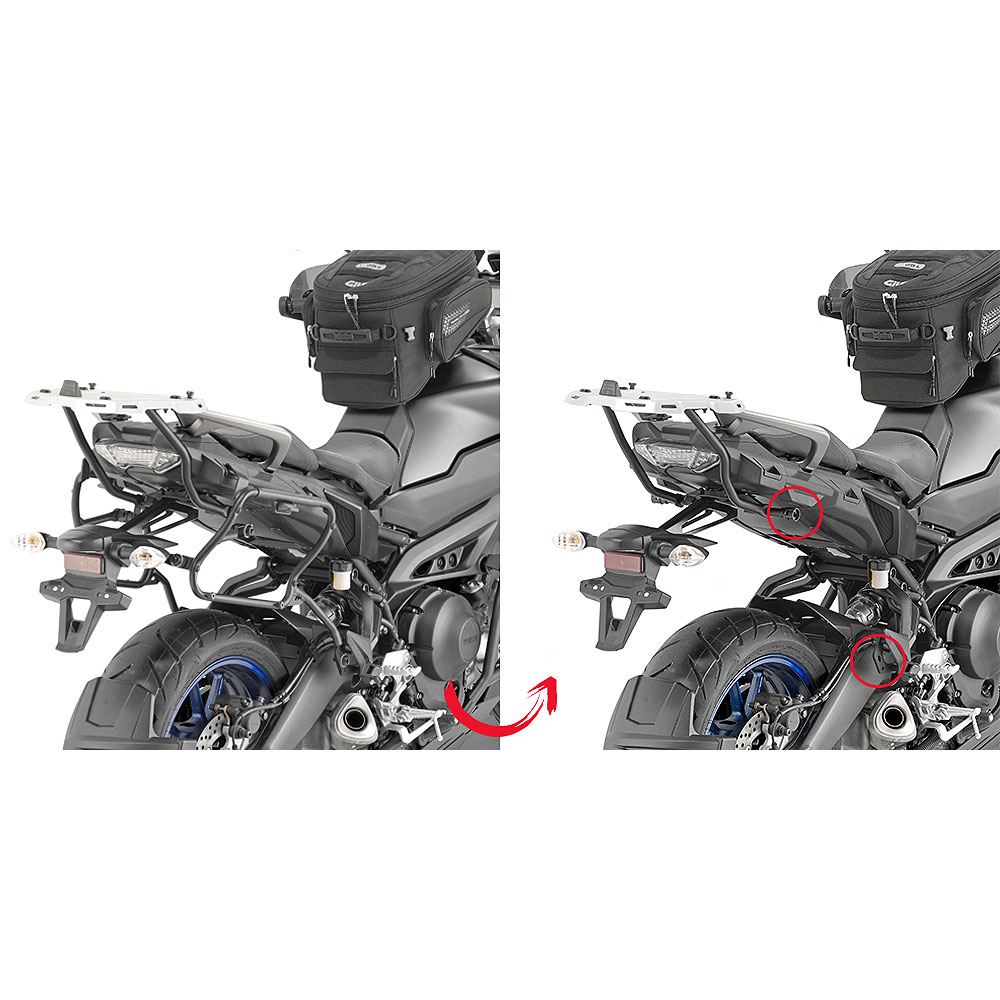 PLXR2139_0 Nosač bočnih kofera GIVI Yamaha MT09 Tracer (18-20) PLXR2139 - Image 1