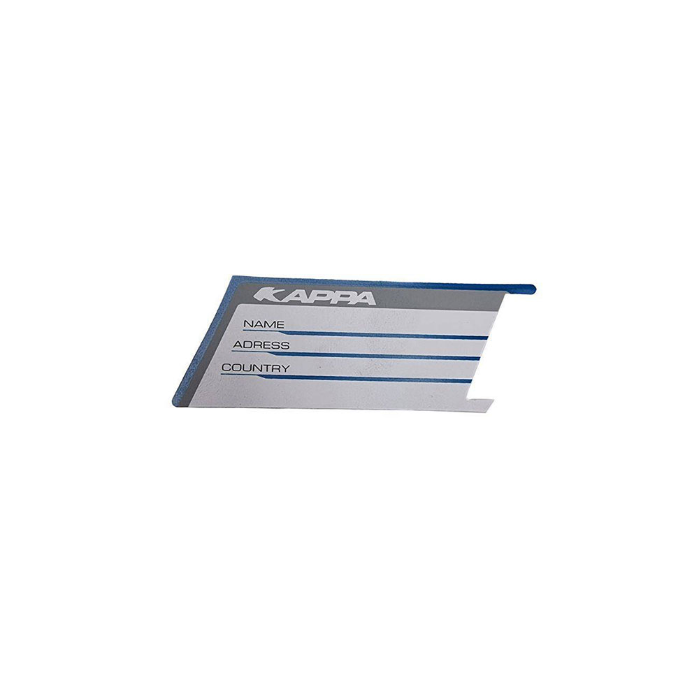 Z289KR_0 Pločica za lične podatke za kofere Kappa K52 / K53 Z289KR - Image 1